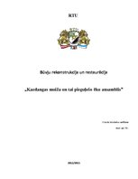 Prezentācija 'Būvju rekonstrukcija un restaurācija', 1.