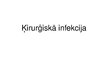 Prezentācija 'Ķirurģiskā infekcija', 1.