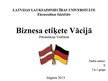 Prezentācija 'Biznesa etiķete Vācijā', 1.