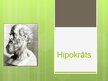 Prezentācija 'Hipokrāts', 1.