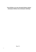 Konspekts 'Reklāma un tās loma ekonomikā. Reklāmas attīstības raksturojums', 1.