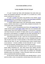 Referāts 'Politiskie režīmi Latvijā no 1918. līdz 2012.gadam', 1.