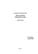 Referāts 'Alberts Einšteins. Relativitātes teorija', 1.