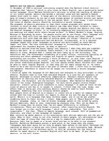 Eseja 'Ebonics and the English Language', 1.