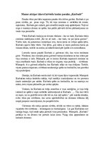 Eseja 'Latviešu tautas pasaka "Kurbads"', 1.