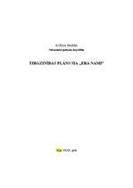 Referāts 'Tirgzinības plāns SIA "ERA Nami"', 1.