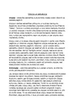 Eseja 'Utopija un antiutopija', 1.