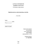 Referāts 'Kolektīvo darba strīdu izskatīšanas kārtība', 1.