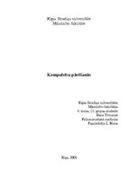 Konspekts 'Kompulsīva pārēšanās', 1.