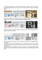 Prezentācija 'Krāsu un burtu šrifta izmantošanas specifika reklāmā', 4.