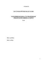 Referāts 'Nanotehnoloģijas', 1.