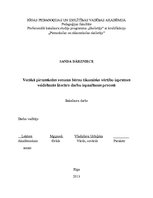 Diplomdarbs 'Vecākā pirmsskolas vecuma bērnu tikumisko vērtību izpratnes veidošanās literāro ', 1.