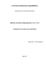 Referāts 'Apskate, tās veidi un realizācijas kārtība', 1.