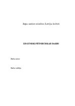 Referāts 'Jogas nozīme mūsdienu Latvijas kultūrā', 1.