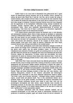 Eseja 'The New Global Economic Order', 1.