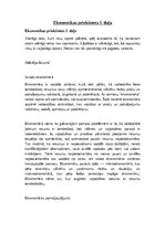 Konspekts 'Ekonomikas priekšmets', 1.