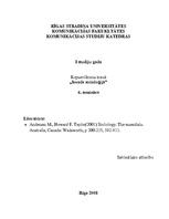 Konspekts 'Globalizācija. Globālā stratifikācija. Iedzīvotāji. Vide', 1.