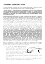 Konspekts 'Neverbālā saskarsme', 1.