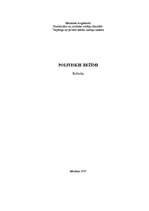 Referāts 'Politiskie režīmi', 1.