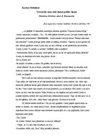 Eseja 'Mūsdienu Kristīnes stāsts', 1.