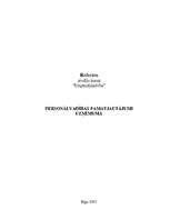 Referāts 'Personālvadības pamatjautājumi uzņēmumā', 1.