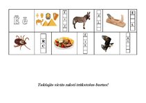 Prezentācija 'Alfabēta burtu uzdevumi', 8.