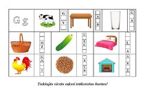 Prezentācija 'Alfabēta burtu uzdevumi', 10.