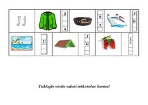 Prezentācija 'Alfabēta burtu uzdevumi', 15.