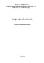 Konspekts 'Iekļaujošas mācību stundas plāns angļu valodā', 1.