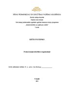 Prakses atskaite 'Prakse komercdarbības organizācijā', 1.