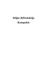 Konspekts 'Stājas deformācija', 1.