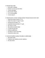 Konspekts 'Uzdevumi angļu valodā', 6.