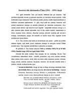 Referāts 'Sievietes tēls Aleksandra Čaka dzejā', 1.