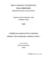 Referāts 'Vadītāja loma uzņēmuma tēla un reputācijas veidošanā', 1.