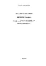 Referāts 'AS "Rietumu banka"', 1.