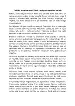 Eseja 'Politiskā struktūra senajā Romā - ķēniņu un republikas periods', 1.