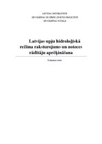 Prakses atskaite 'Latvijas upju hidroloģiskā režīma raksturojums un noteces rādītāju aprēķināšana', 1.