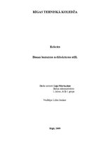Referāts 'Doma baznīcas arhitektūras stili', 1.