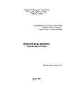 Eseja 'Komunikāciju barjeras', 1.