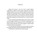 Diplomdarbs 'Pārrobežu saplūšanas un sagrābšanas: aizsardzības metodes no naidīgajām sagrābša', 3.