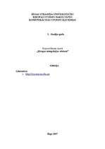Konspekts 'Eiropas brīvās tirdzniecības asociācija (EFTA). Integrācija Ziemeļvalstīs', 1.