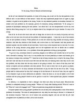 Eseja 'To be Young. Positive Features and Shortcomings', 1.