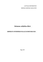 Referāts 'Dzimumu atšķirības flirtā', 1.