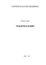 Diplomdarbs 'Valsts policijas iecirkņa darba organizācijas pilnveidošanas tiesiskie un prakti', 109.