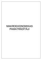 Referāts 'Makroekonomikas pamatrādītāji', 1.