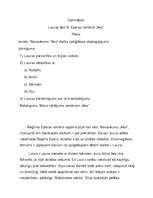 Eseja 'Lauras tēls R.Ezeras romānā "Aka"', 1.