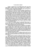 Eseja 'Vai ticība ikdienā ir klātesoša?', 1.