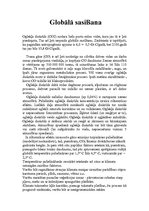 Konspekts 'Globālā sasilšana', 1.