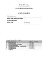 Prakses atskaite 'Aprūpes plāns kardioloģijā', 1.