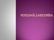 Prezentācija 'Personālsabiedrība', 1.